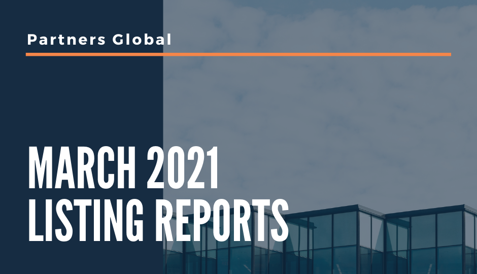 March 2021 Listing Reports