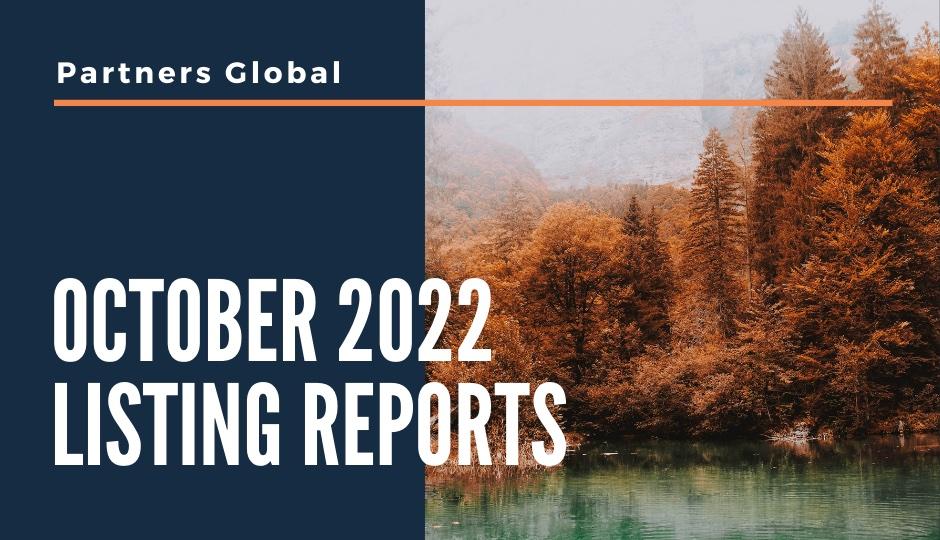 October 2022 - Listing Reports