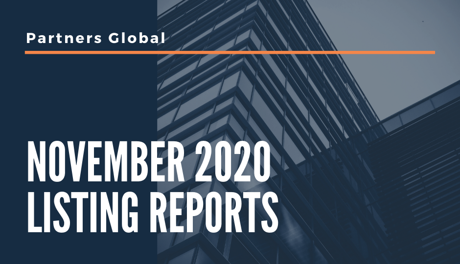 November 2020 Listing Report