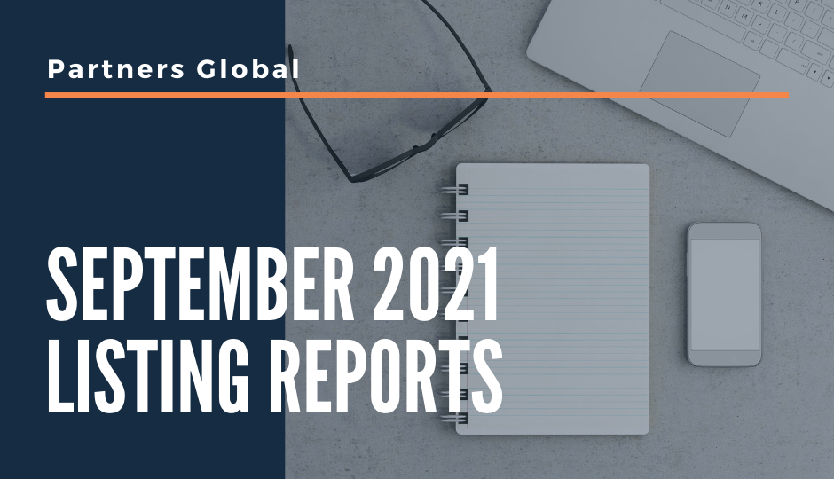 September 2021 - Listing Reports