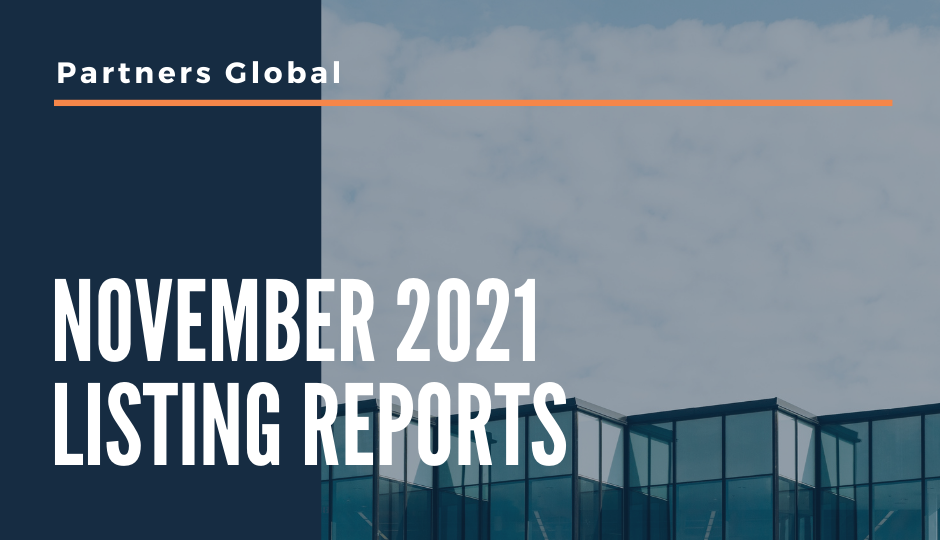 November 2021 - Listing Reports