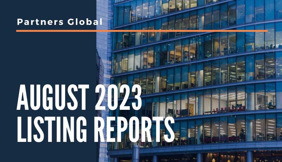 August 2023 - Listing Reports